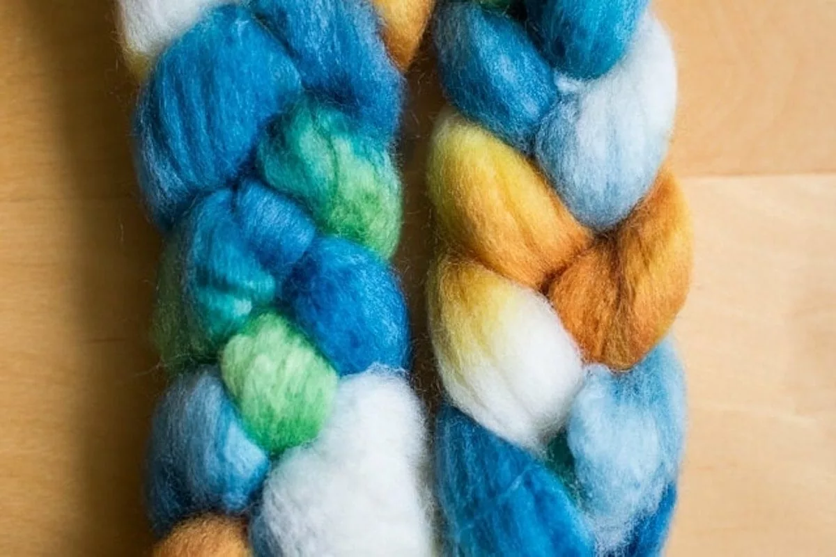 2015 Carrot Thief fibre hand-dyed colourway