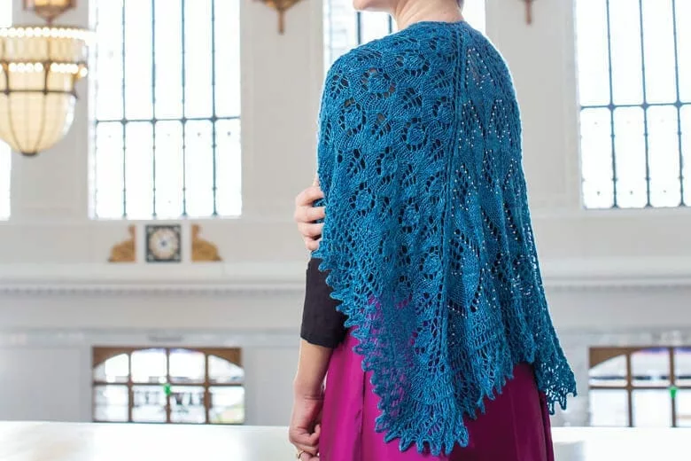 CashLuxe Spark in Coastal from SweetGeorgia Yarns