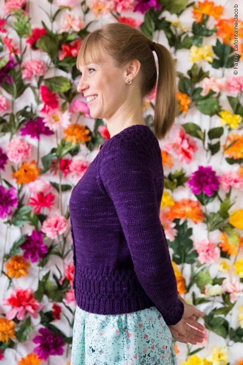 Superwash DK in Empress from SweetGeorgia Yarns.