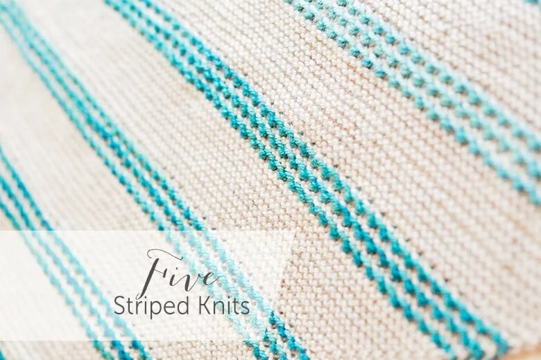 Five Striped Knits. www.sweetgeorgiayarns.com