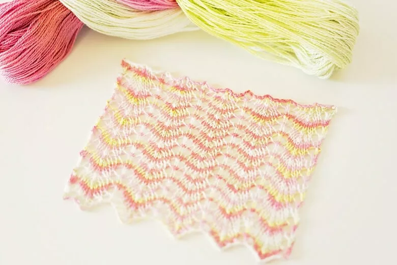 Colourful, Playful Stitches: Merino Silk Lace. www.sweetgeorgiayarns.com