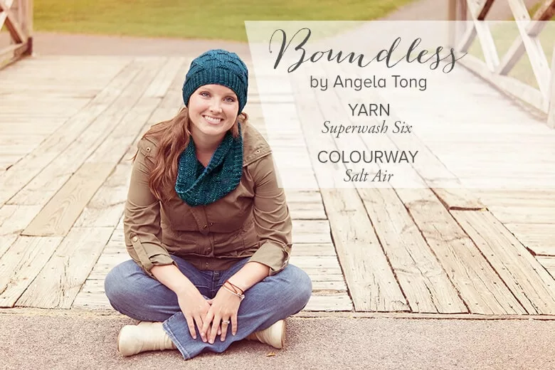 Boundless by Angela Tong. Fall with SweetGeorgia Collection, Vol. 2. © SweetGeorgia Yarns. Photos by Tabetha Hedrick.
