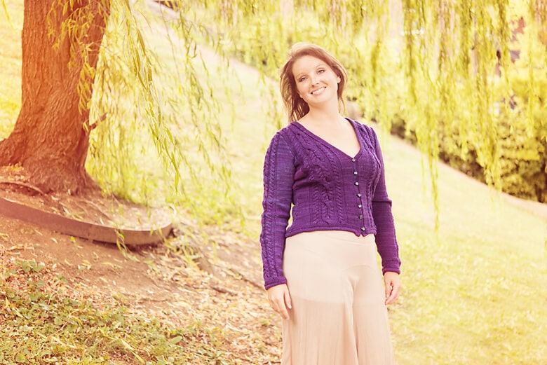 Amara by Linda Marveng. Fall with SweetGeorgia Collection, Vol. 2. © SweetGeorgia Yarns. Photos by Tabetha Hedrick.