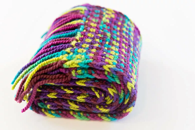 Ashaway Scarf using Superwash Soft in Songbird.