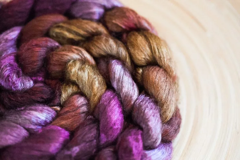 Invisible Fate // September 2016 Club Colourway // Yak + Silk