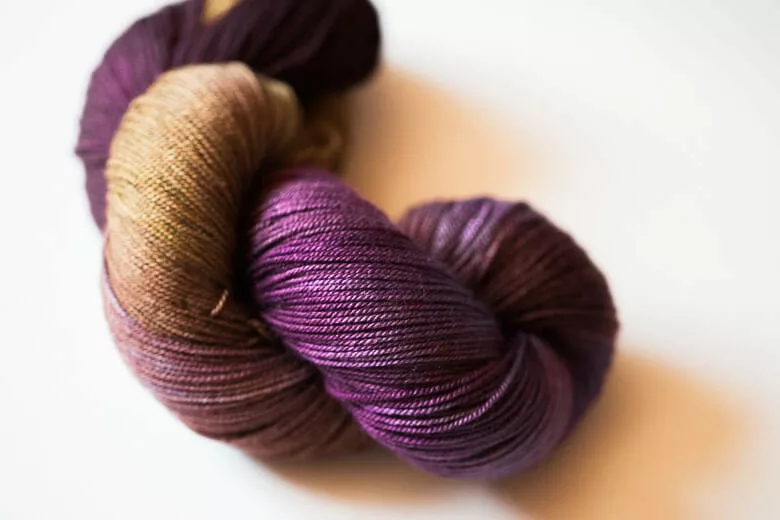 Invisible Fate // September 2016 Club Colourway // Merino, Yak + Silk