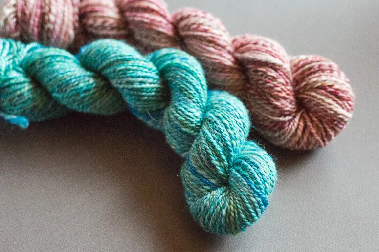 Random fibre that I dyed at SOAR many years ago