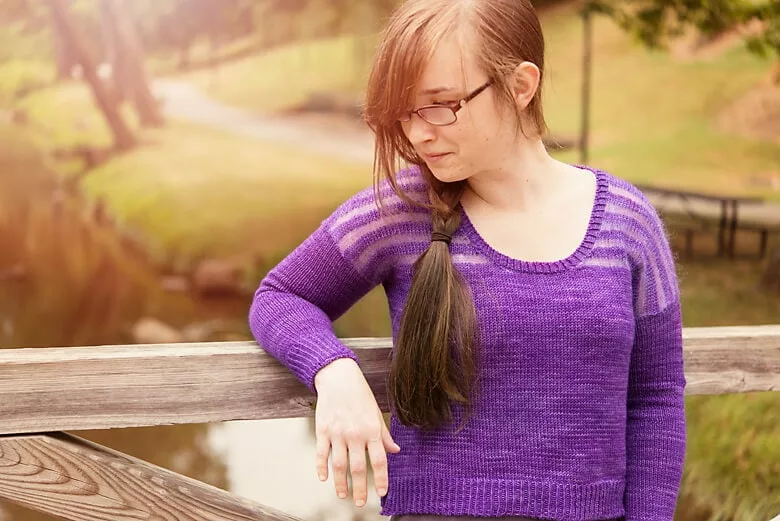 Runlet by Sarah Brunenberg. Fall with SweetGeorgia Yarns. Striped sweater knitting pattern. 