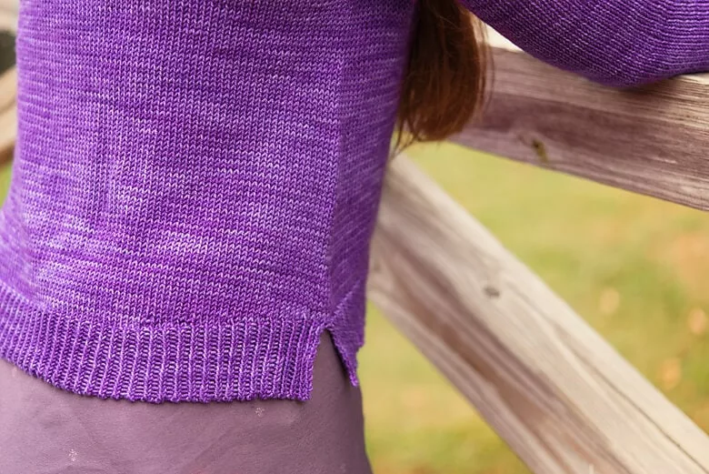 Runlet by Sarah Brunenberg. Fall with SweetGeorgia Yarns. Striped sweater knitting pattern. 