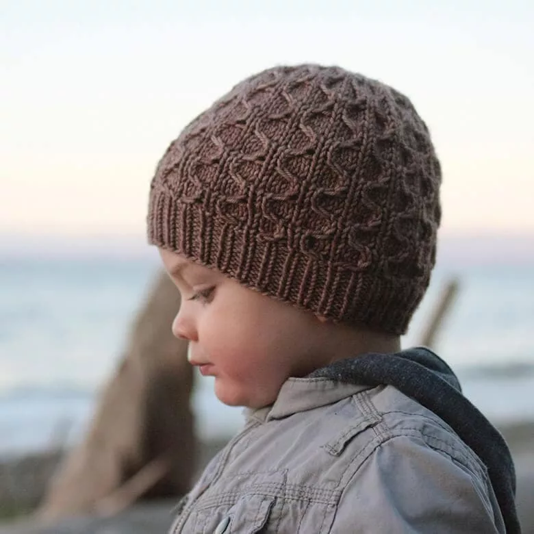 Light and Shadow by Tin Can Knits. Knitting hat pattern.