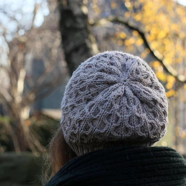Light and Shadow by Tin Can Knits. Knitting hat pattern.