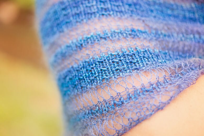 Penna by Mone Drager. Fall with SweetGeorgia knitting pattern.