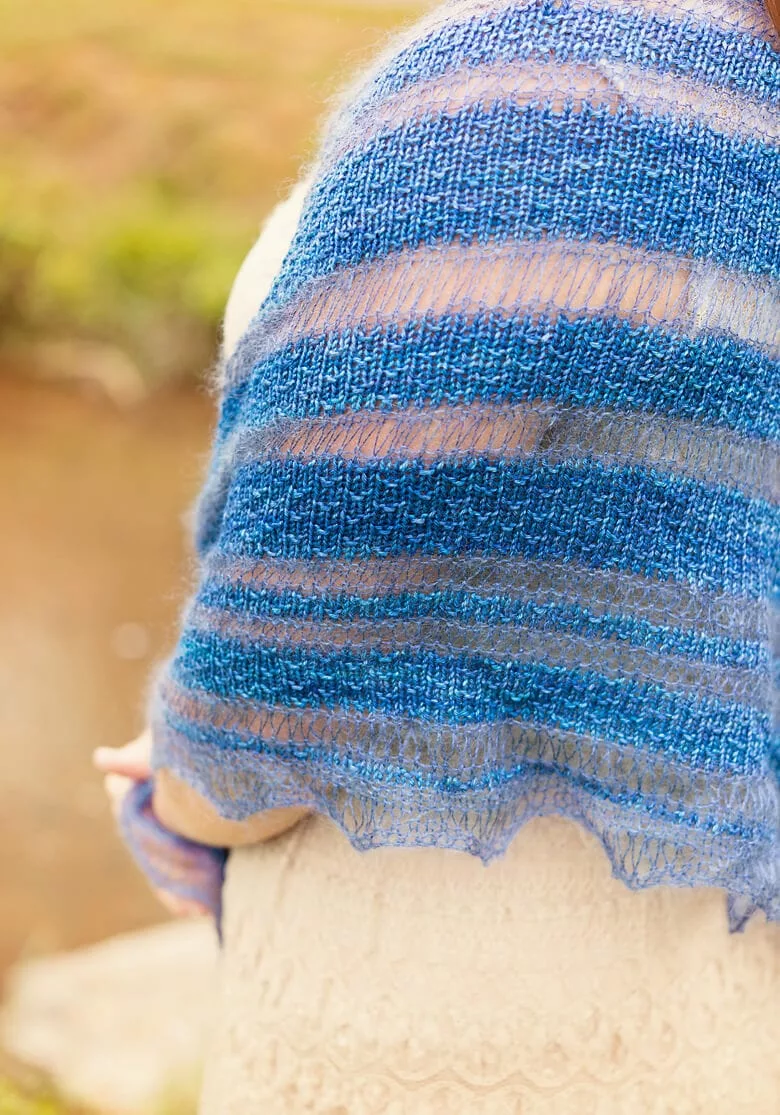 Penna by Mone Drager. Fall with SweetGeorgia knitting pattern.