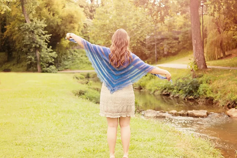 Penna by Mone Drager. Fall with SweetGeorgia knitting pattern.