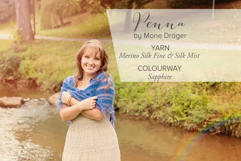 Penna by Mone Drager. Fall with SweetGeorgia knitting pattern.
