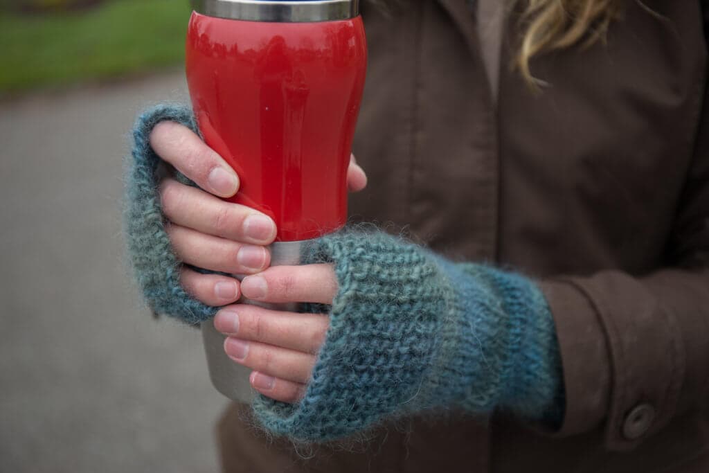 Camp Out Fingerless Mitts