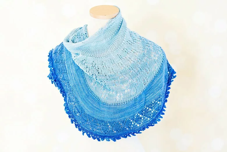 Lesedi by Jessica Anderson. SweetGeorgia Yarns knitting pattern.