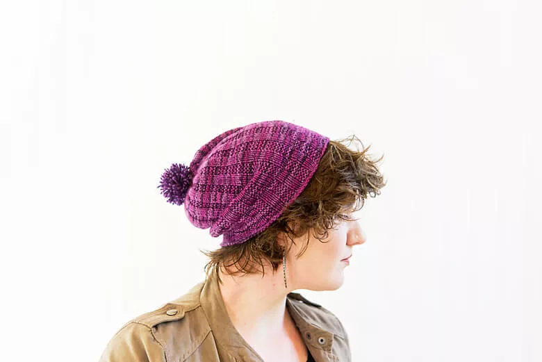 Iolite Hat knitting pattern by Tabetha Hedrick from SweetGeorgia Yarns