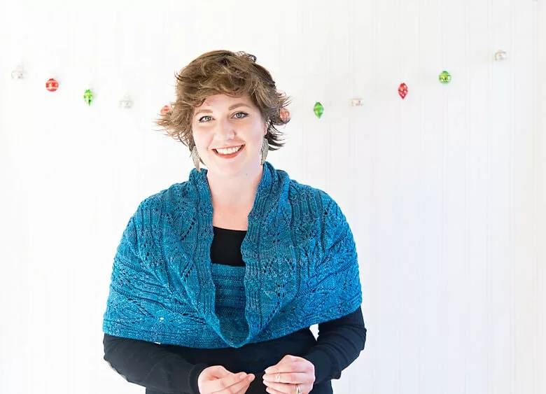 Cathedral Grove by Moira Engel in Holidays with SweetGeorgia, Vol. 2. Cowl knitting pattern. 