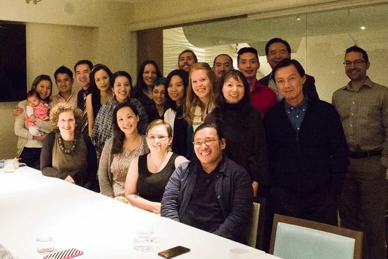 December 2016 // our SweetGeorgia Christmas dinner where we finally got everybody together for a photo! 