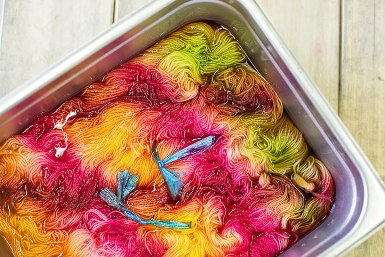 Learn about low-water immersion dyeing to create beautifully vibrant or subtle effects
