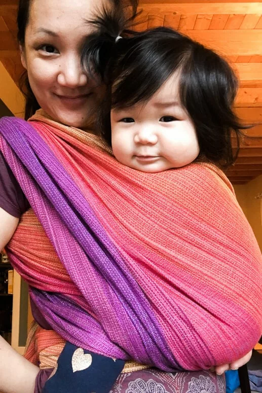 Handwoven wrap finally finished