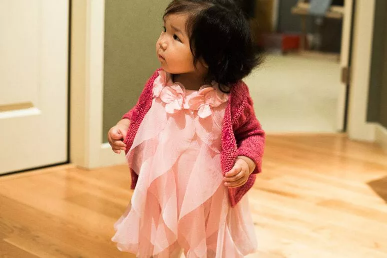 Little Nina Eden on her first birthday. Can't believe she's a year old already. Thank you Teresa for the party dress!