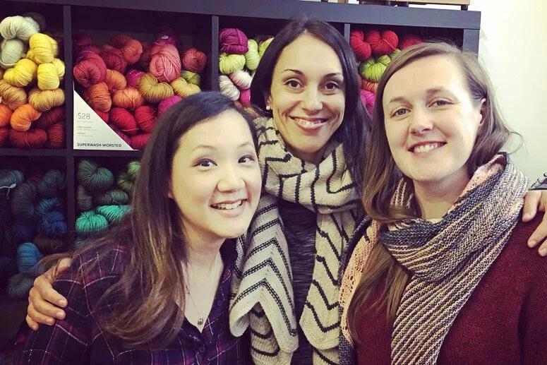 Joji and Veera visit Felicia and the team at SweetGeorgia