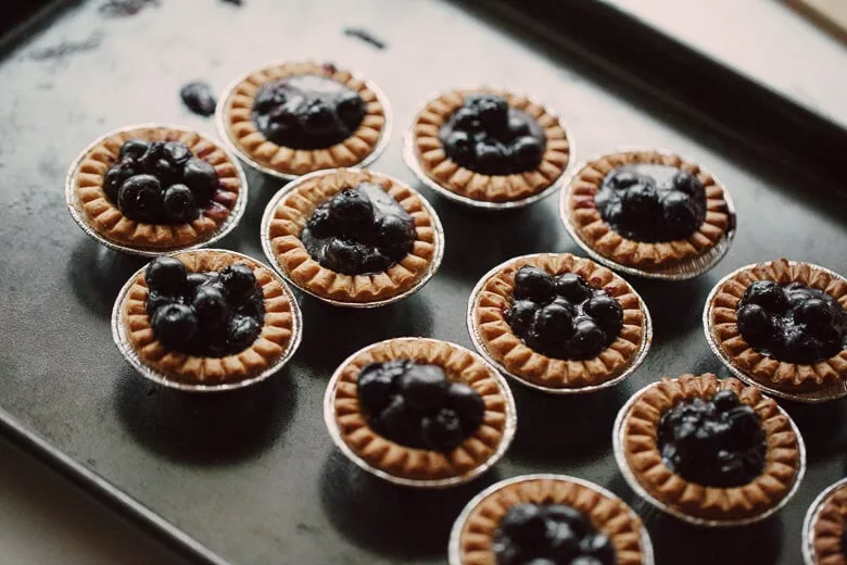 Blueberry Tarts by Felicia