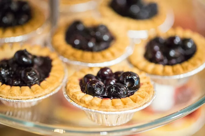 Blueberry Tarts by Felicia