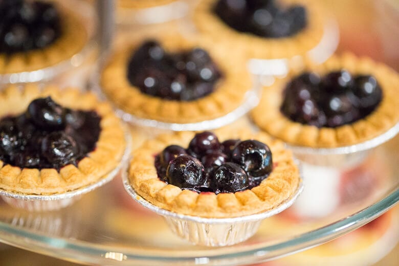 Blueberry Tarts by Felicia
