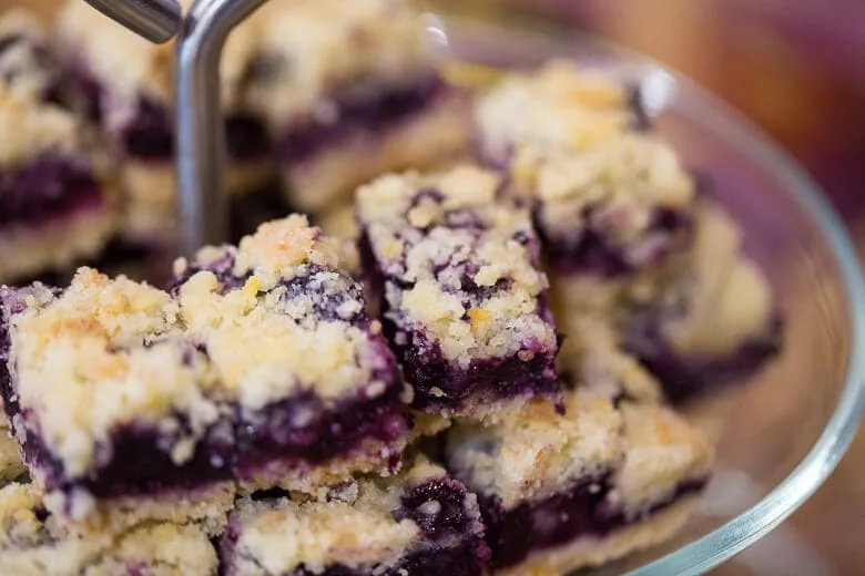 Blueberry Bars by Brigid