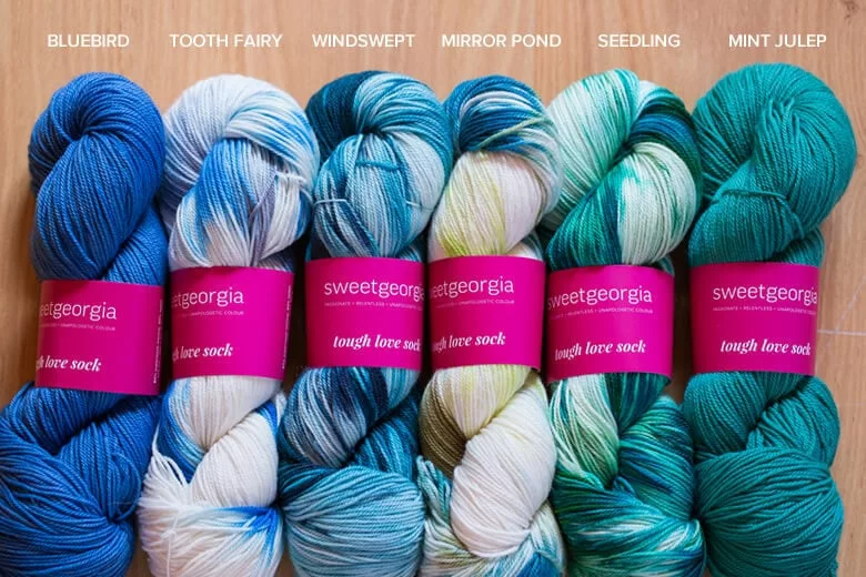 VESUVIO // Bluebird, Tooth Fairy, Windswept, Mirror Pond, Seedling, Mint Julep. Inspired by Artie Bucco's restaurant in the Sopranos. Miss that show.