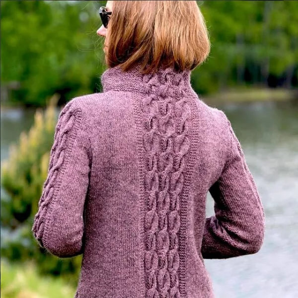 purple sweater edit