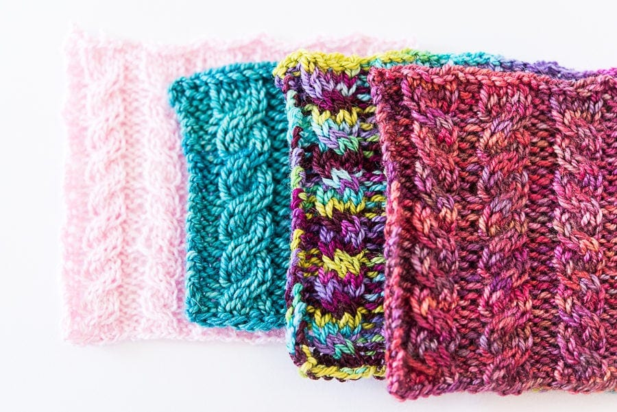 Simpler is Better: Simple Stitch Patterns for Variegated Yarns