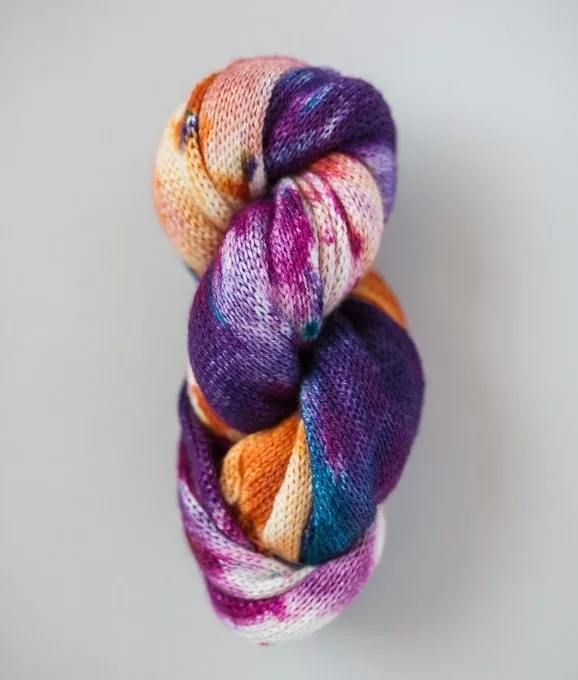 Purple Mangosteen Secret Stash Sock Blank