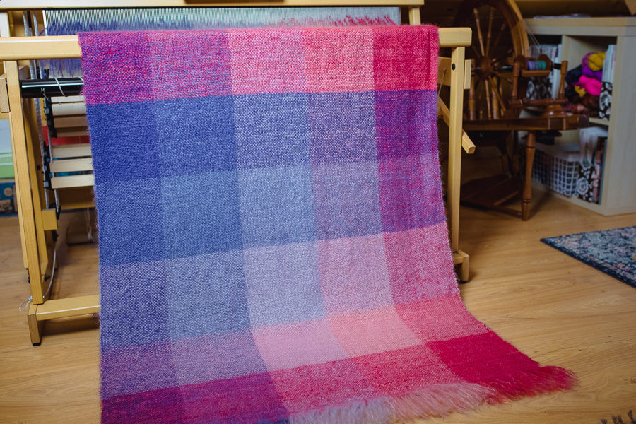 The Handwoven Blanket is Done Yarns