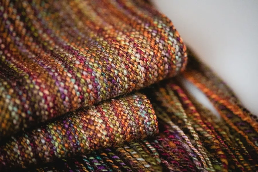 Handspun, handwoven scarf
