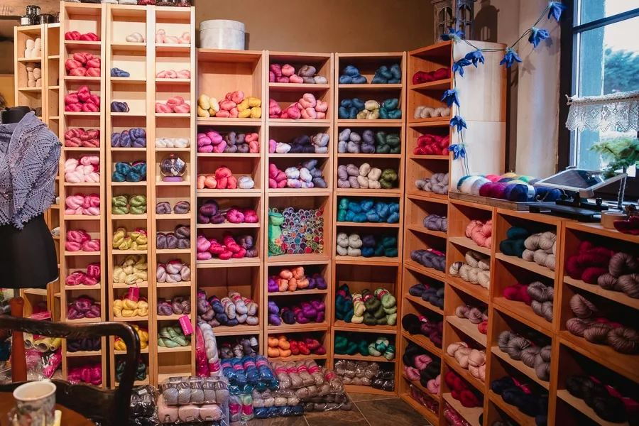 SweetGeorgia corner at Wollschmiede