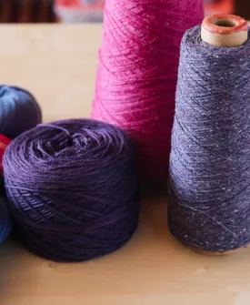 Winding yarn in a variety of formats, from skeins to balls, cakes to cones