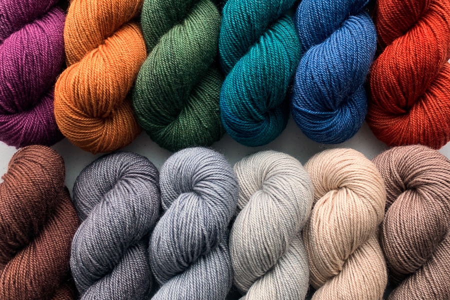 New BFL+Silk DK Yarn for SweetGeorgia Yarns