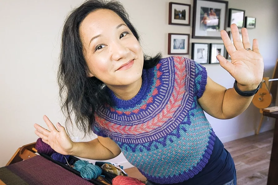Finished Soldotna Crop Sweater