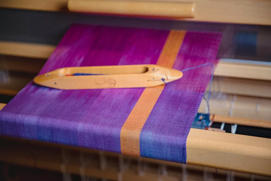 Epic Cloth Challenge 2019 // Hand-dyed warp and handwoven cloth