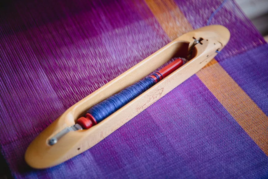 Epic Cloth Challenge 2019 // Hand-dyed warp and handwoven cloth
