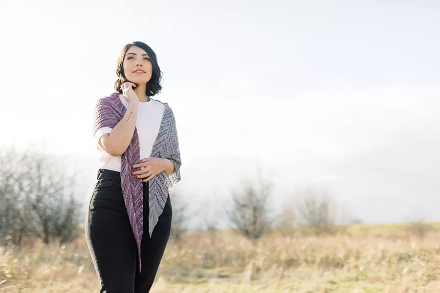 First Blooms shawl by Tabetha Hedrick