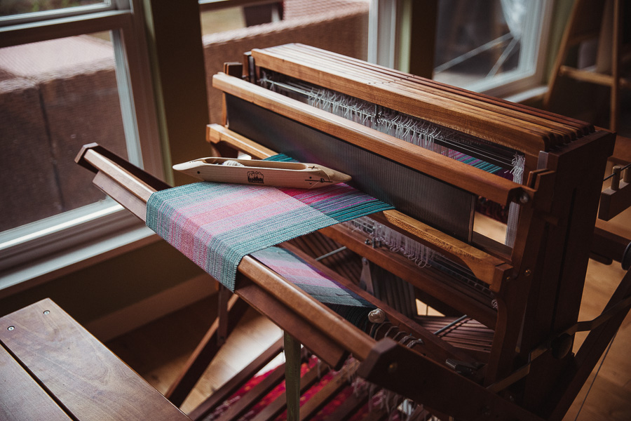 Beginner Weaving Loom Kit - Natural Finish Frame Loom