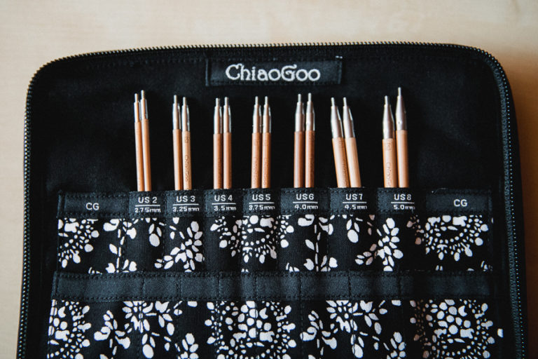 Knitting with the ChiaoGoo SPIN Tip Needle Set Yarns