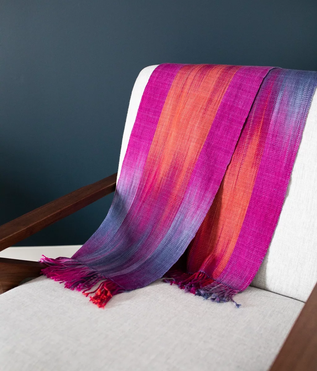 Lighthouse Faux Ikat Scarf