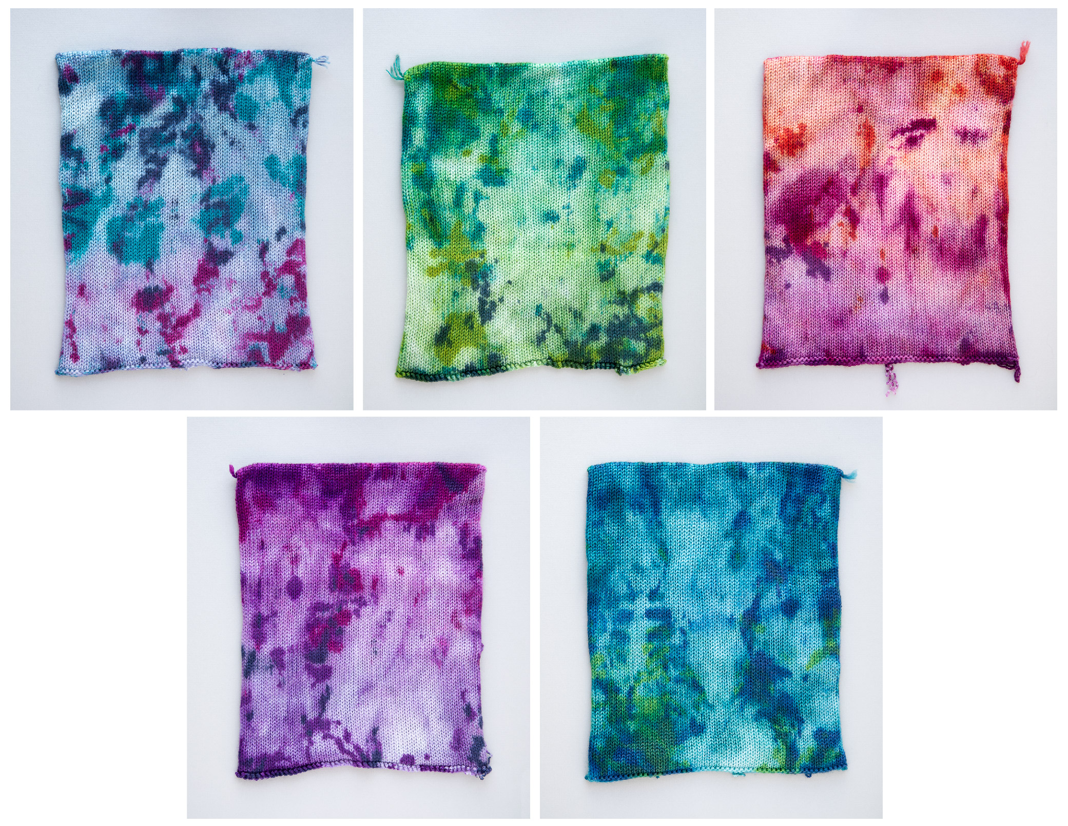 SweetGeorgia hand dyed double sock yarn blanks