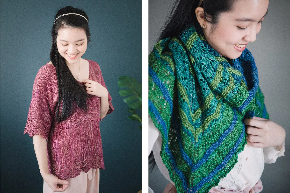 New Spring Vol. 6 knitting patterns from SweetGeorgia, designed by Tabetha Hedrick